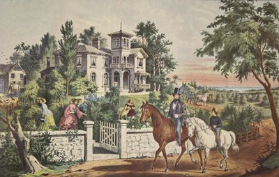 American Country Life - May Morning by American School